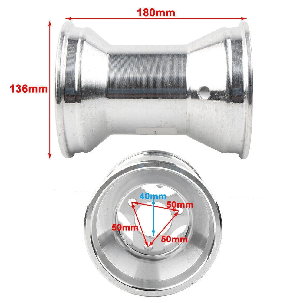 11x7.10-5 Inch Aluminum Rear Wheel Rim For GO Kart Off-Road Dirt Pit Bike 180mm