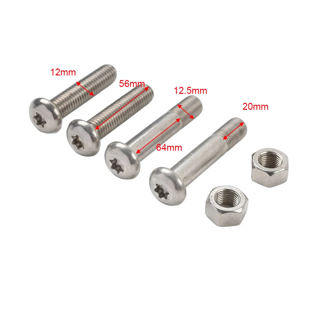Rear Shock Absorber Mounting Bolts Screws Fit Harley Sportster XL883 1200 Dyna