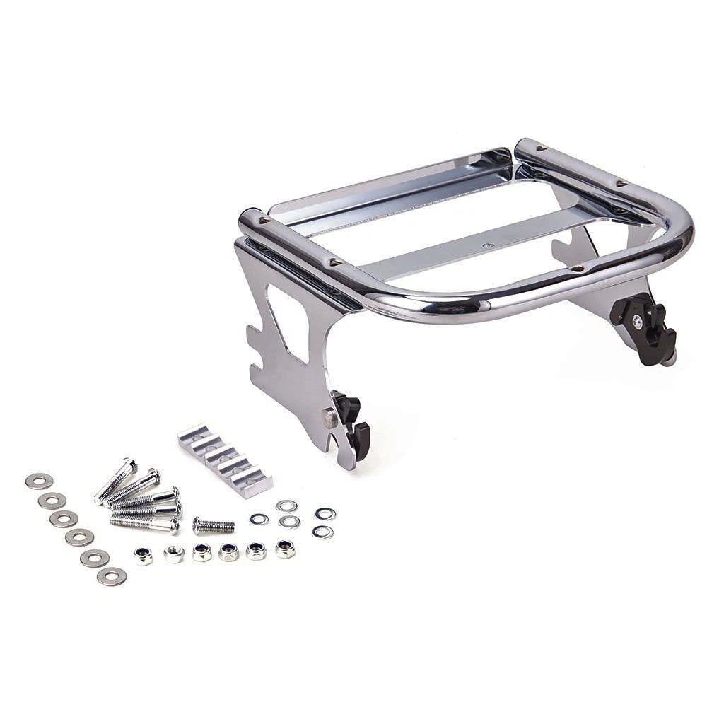 Detachable Tour Pack Pak Luggage Rack Trunk Bracket For Harley Touring 97-08
