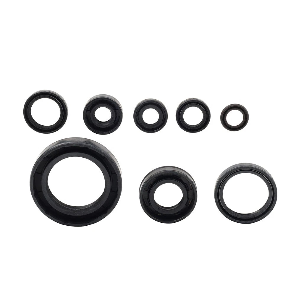 Complete Engine Oil Seal Kit Set 8pcs For Honda CR250R 1992-2001