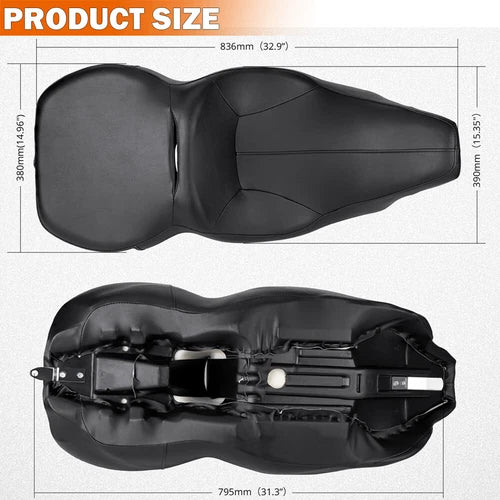 Driver N Passenger Two Up Seat For Harley Electra Glide Ultra Classic 1997-2007