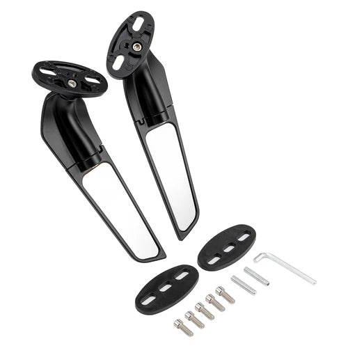 Adjustable Rearview Wind Wing Side Mirrors For Aprilia RS660 RSV4 Ducati Yamaha