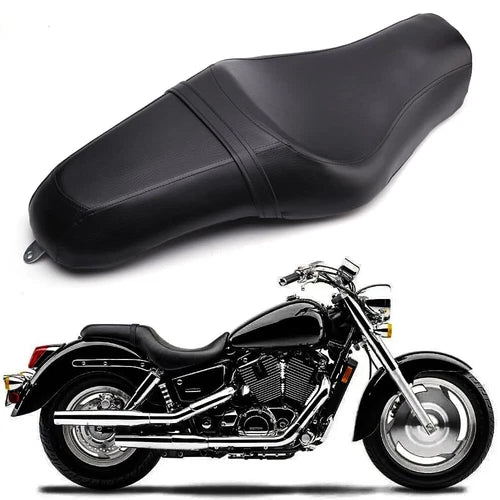 Black Motorcycle Two Up Driver Passenger Seat For Harley Sportster Iron 1200 883