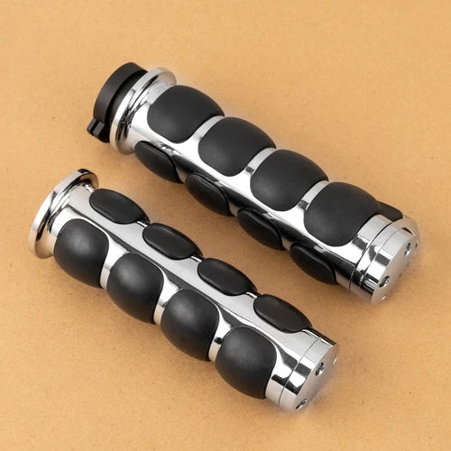 Motorcycle Handle Bar Hand Grips 1" For Honda VTX1300 VTX1800 Sabre VT 1100 1300