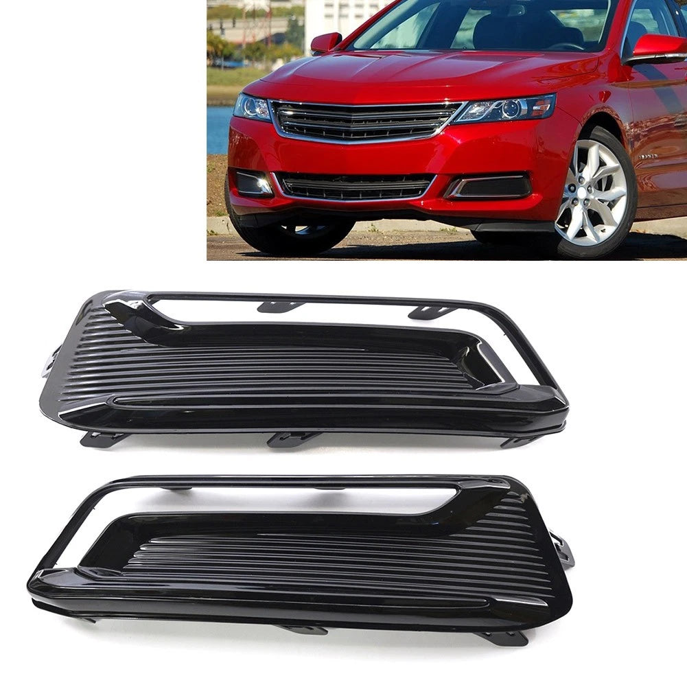 1 Pair Front Driving Fog Light Lamp Bezel For Chevrolet Impala 2014-20 USA