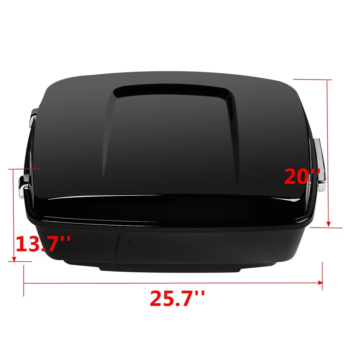 King Trunk Pad Two Up Mount Rack Luggage Fit For Harley Fatboy FLST 2008-2016 15