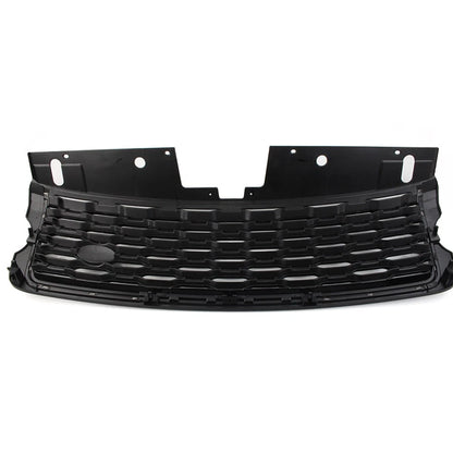 Front Center Radiator Upper Grille Glossy Black For Range Rover Vogue 2013-2017