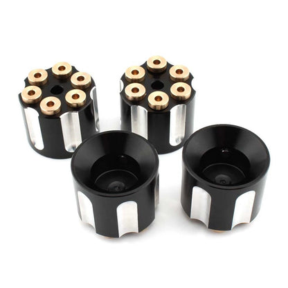 4X Spark Plug Screw Nut Head Bolt Cap Engine Topper Cover For Harley Twin Cam US