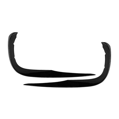 2pcs Black Front Bumpe Splitter For Benz E-Class W213 E200/300/260 2016-2020 19