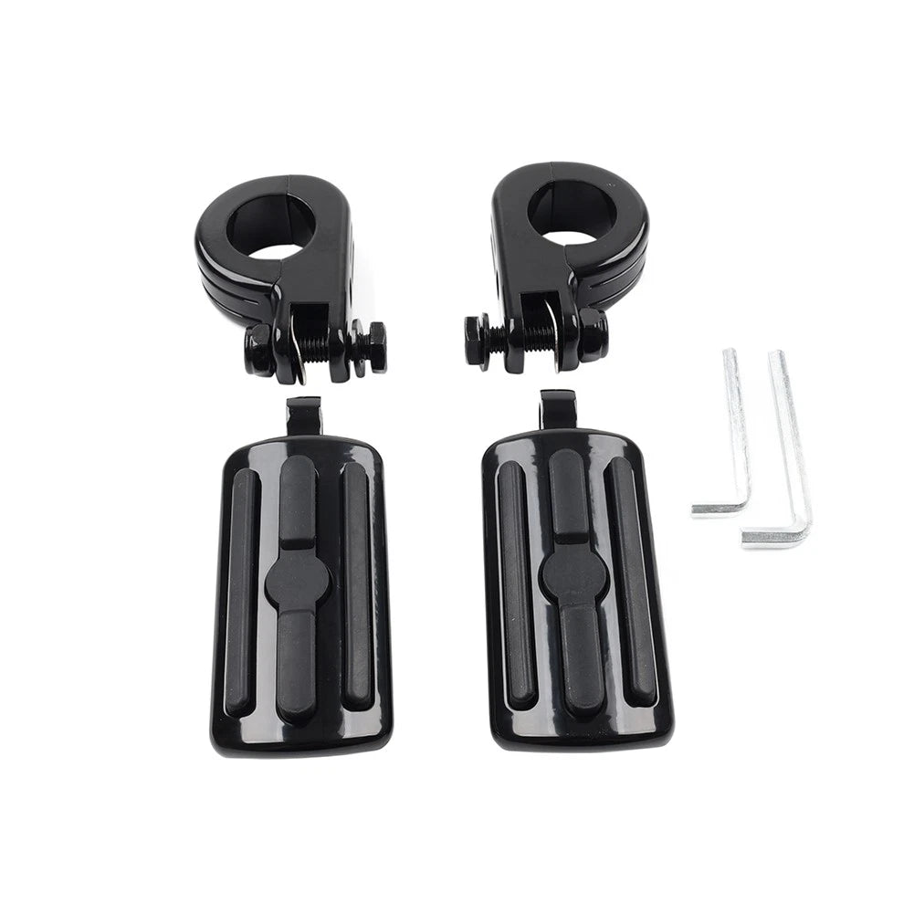 32MM 1.25" Highway Engine Guard Foot Pegs Mount Fit Harley Electra Street Glide