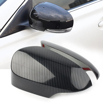 Fit Toyota Corolla 2014 - 2018 Carbon Fiber Side Door Mirror Wing Trim Cover 2PC