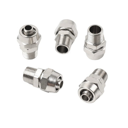 5PC Tire Changer 8mm 1/8 Air Valve Metal Connector