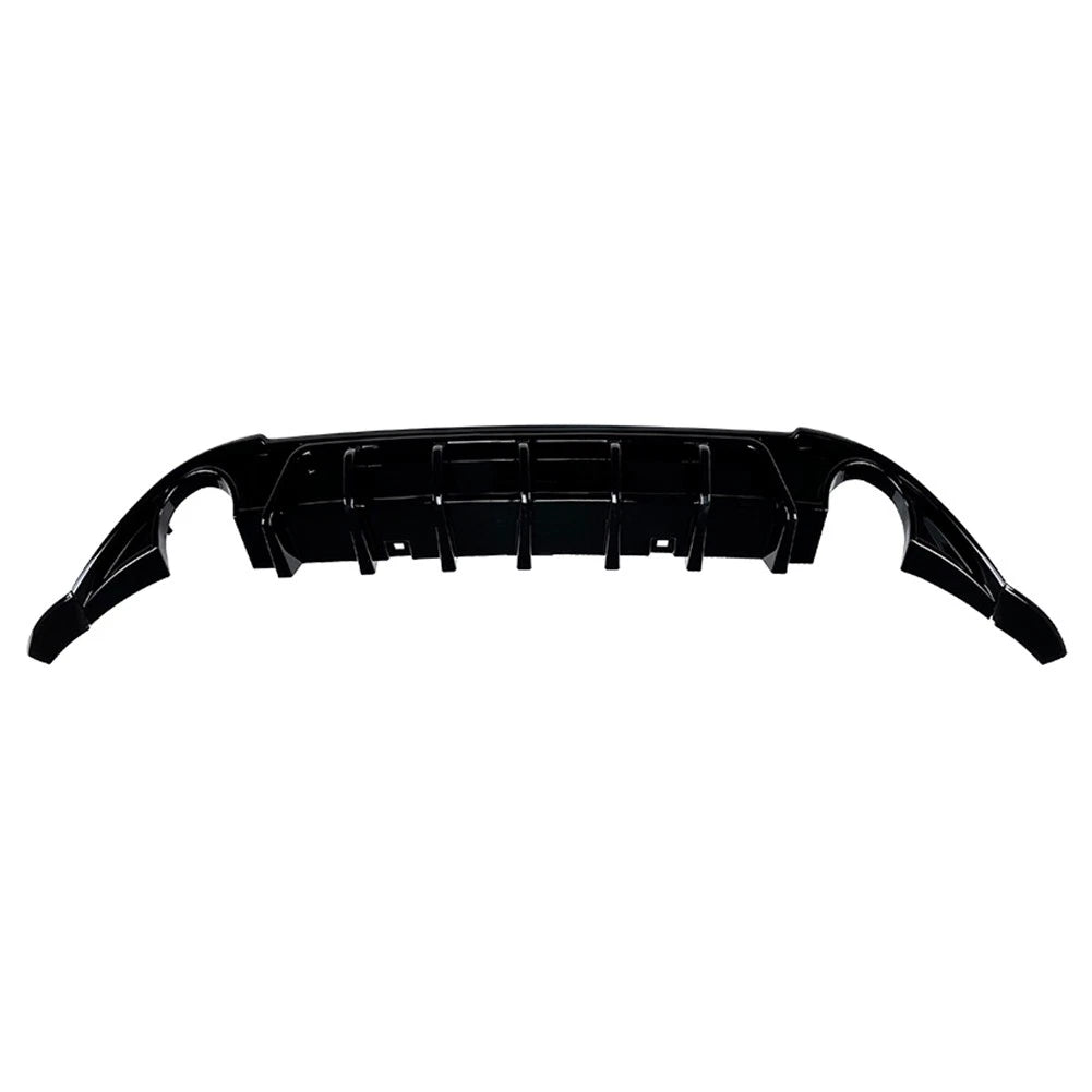 Rear Bumper Protector Spoiler Lip For VW Golf 7 Standard GTD 2014-2017 Black