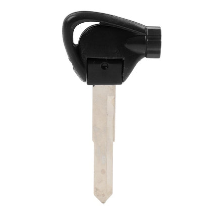 Left Ignition Key Blank Uncut Blade Black For Yamaha Motorbike Scooter