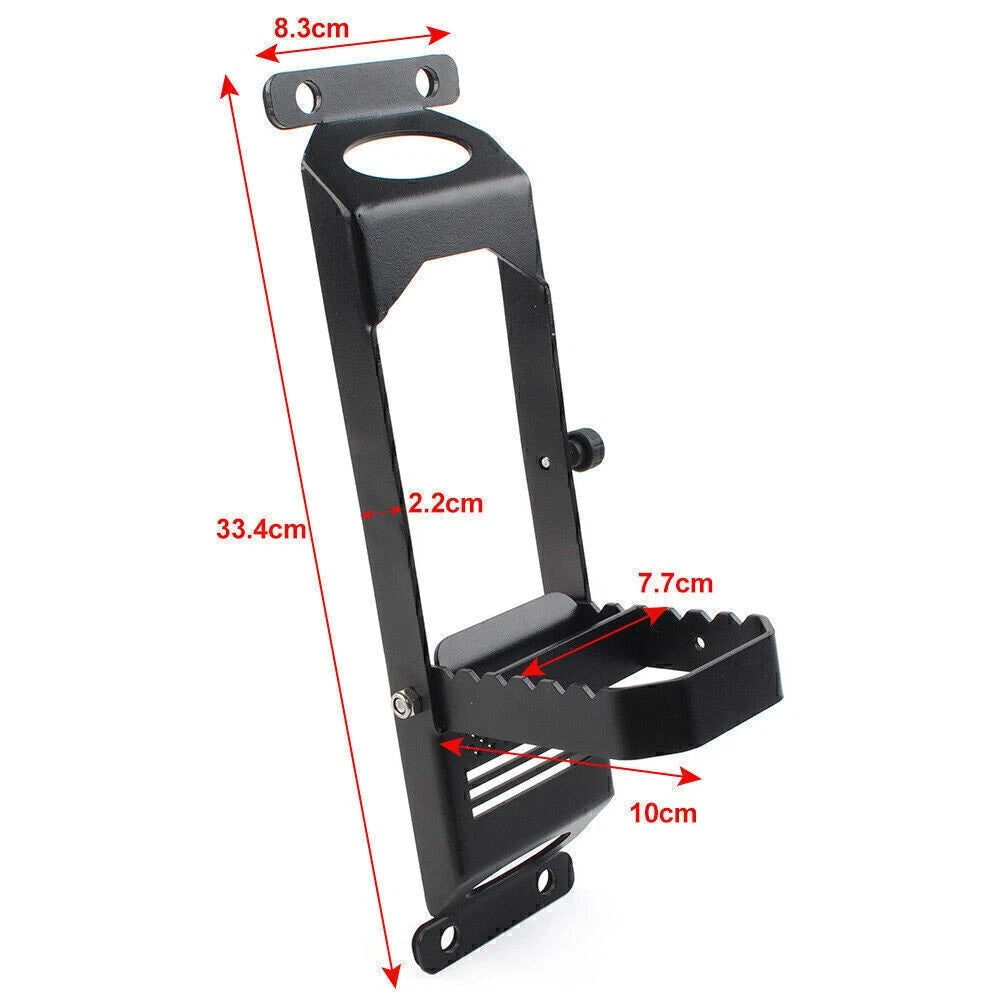 Car Door Hinged Step Pedals Foot Pegs For Jeep Wrangler JK JL