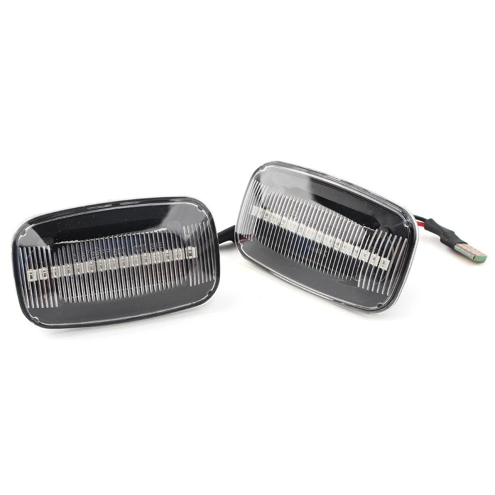 Dynamic LED Sequential Side Marker Turn Amber Light Fit Toyota Land Cruiser