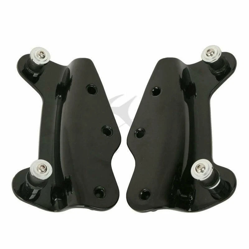 Sissy Bar Backrest Pad Luggage Rack & Docking Kit Fit For Harley Touring 09-13