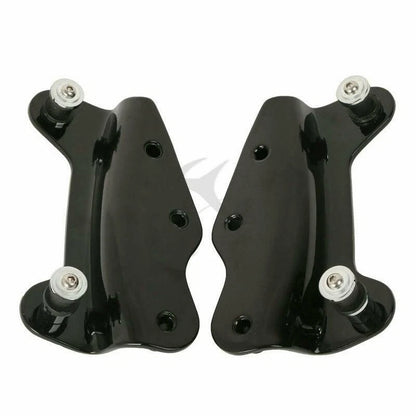 Sissy Bar Backrest Pad Luggage Rack & Docking Kit Fit For Harley Touring 09-13
