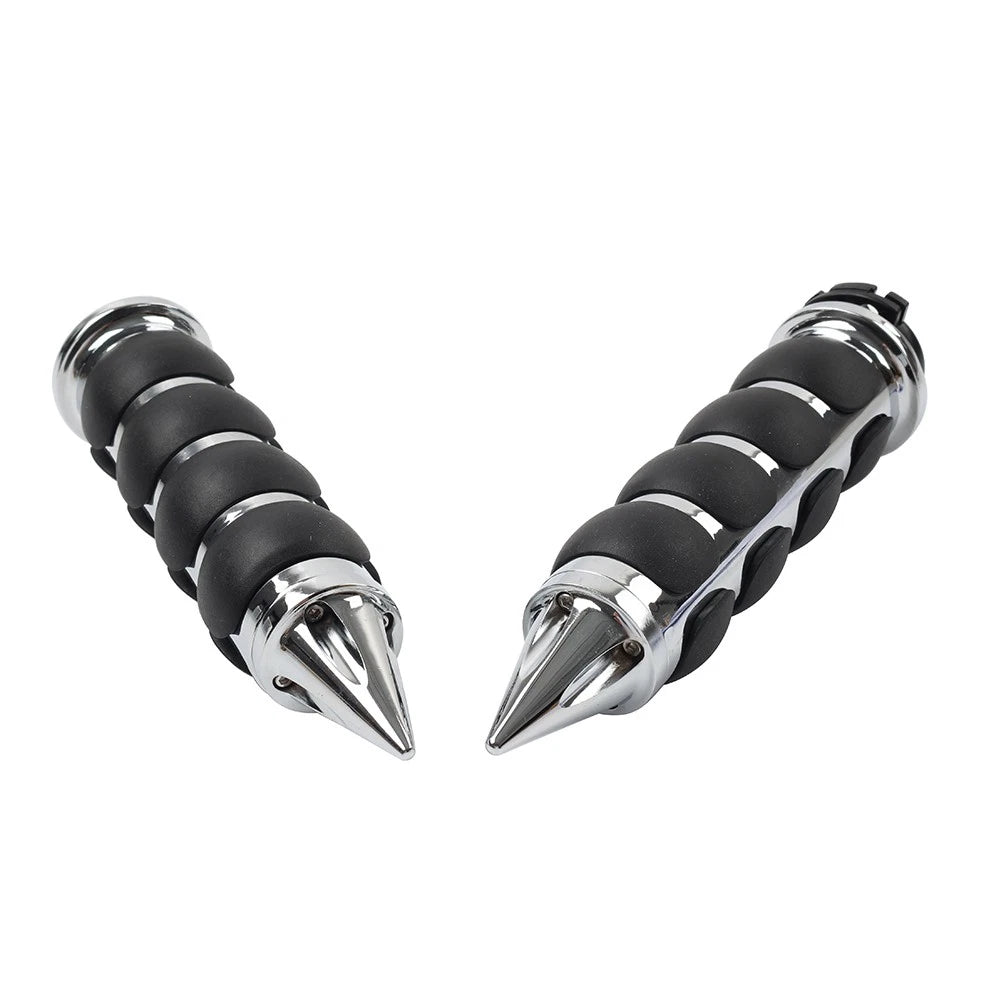 1''Motor Handlebar Hand Grips W/ Throttle For Harley Sportster XL1200 883 Chrome