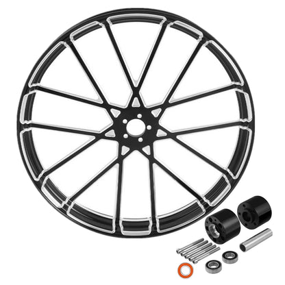 30'' Front Wheel Rim Hub Dual Disc Fit For Harley Touring Road Glide 2008-Up ABS