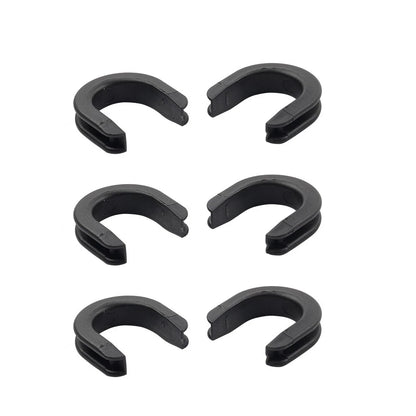 6x Luggage Rack Backrest Side Plate Mounting Bracket Grommet Bushing for Harley