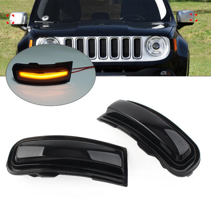 LED Dynamic Turn Signal Lights Lamp For Jeep Renegade 2015-2022 Car Pair US