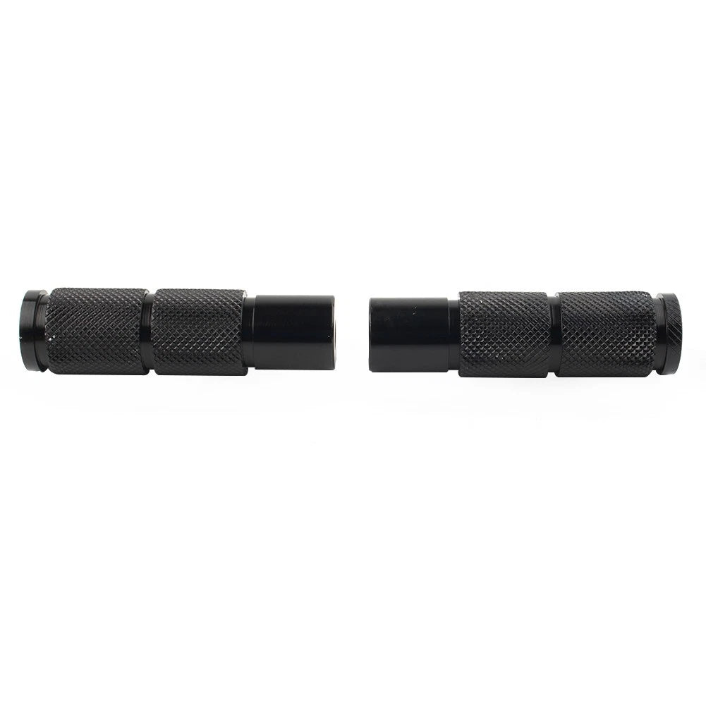 CNC Universal Motorcycle Bike Foot Pegs Footpegs Rear Set Pedals Racing Black