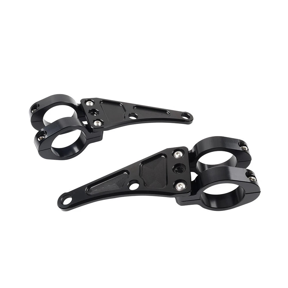 37MM Motorcycle Headlight Bracket Mount Clamp Fork Tube Holder For Harley
