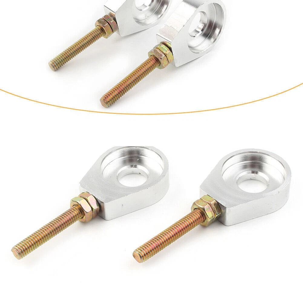 15mm Chain Adjuster Tensioner Fit Chinese CRF50 KLX110 SSR Pit Dirt Bike Silver