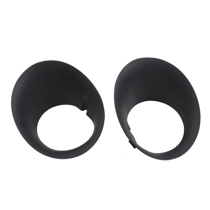 2pcs Front Bumper Fog Light Bezel Cover For Dodge Ram 1500 2500 3500 2002-2008