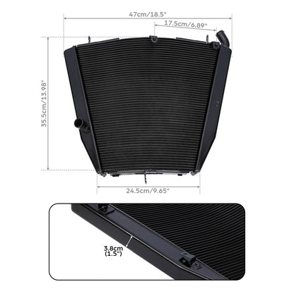 Aluminum Radiator Cooler Cooling Fit For Honda CBR1000RR CBR 1000RR 2006-2007 US