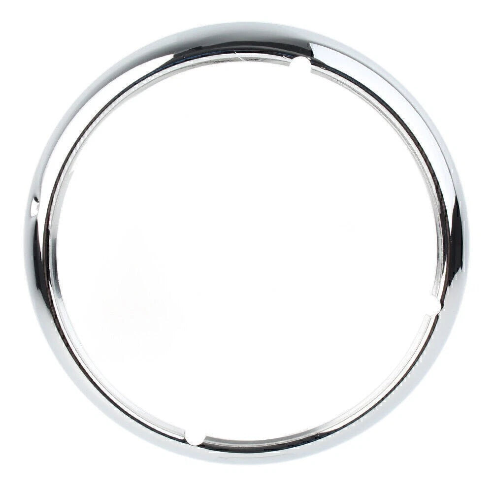1 Pcs 7" Chrome Head Light Headlamp Trim Ring Cover Fit Harley Touring Road King