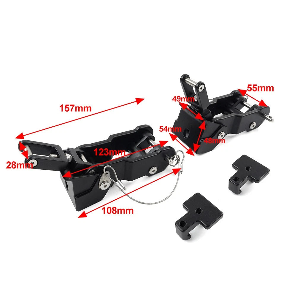 Engine Hood Lock Latch Catch Buckle Kits For Jeep Wrangler JK JKU JL