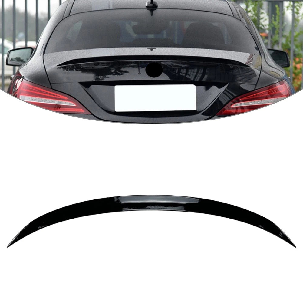Rear Trunk Lid Wing Splitter Lip For Benz CLA Class C117 CLA200 2013-2019