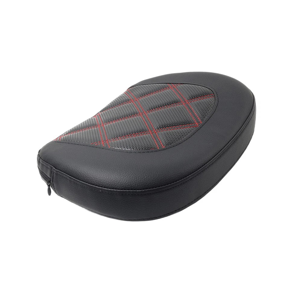Red Stitching Passenger Sissy Bar Backrest Pad Bracket For Harley Street Glide
