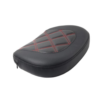 Red Stitching Passenger Sissy Bar Backrest Pad Bracket For Harley Street Glide