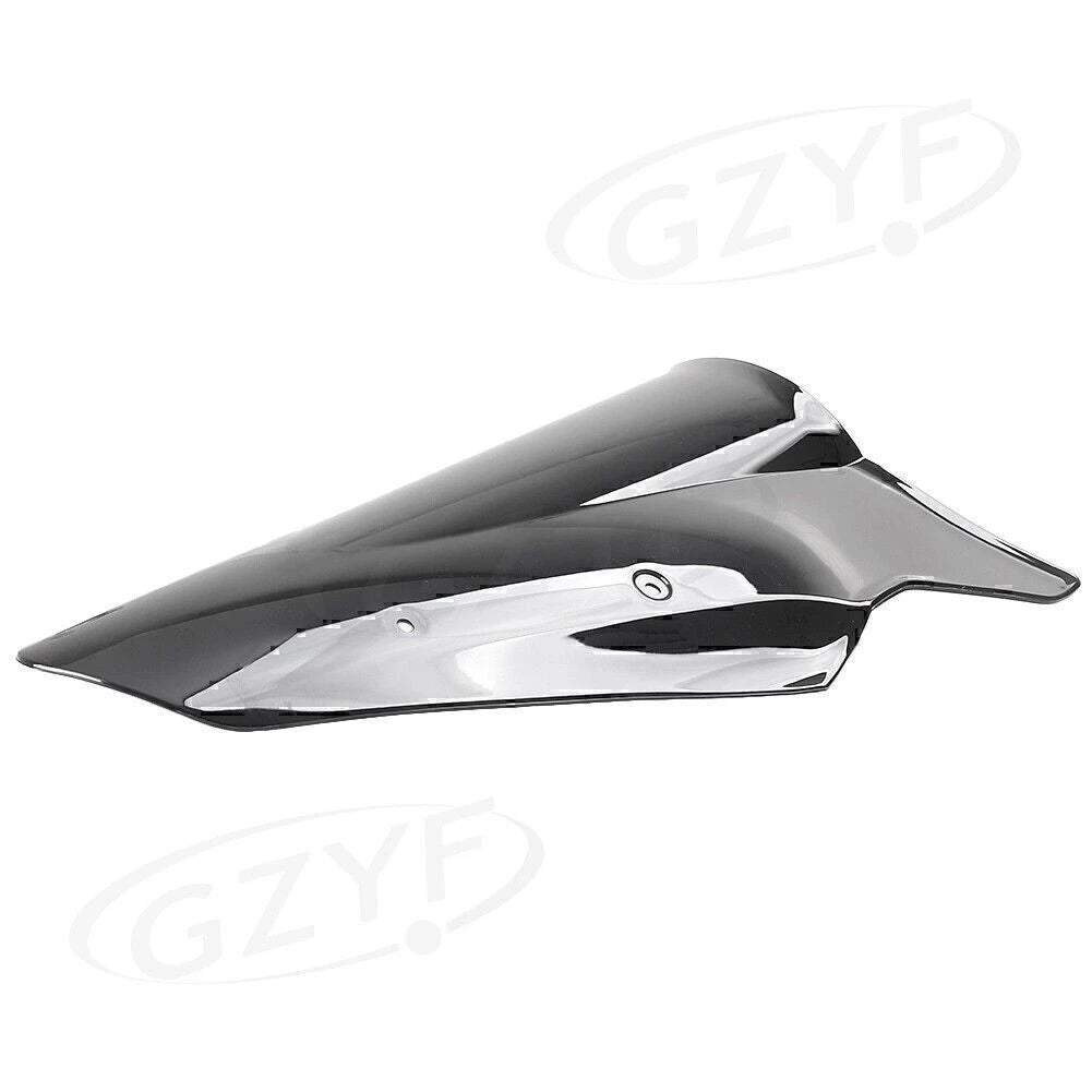 ABS Front Motorcycle Windscreen Double Bubble Screen For Kawasaki ER6F 2012-2016