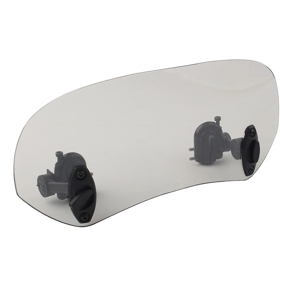 280mm Adjustable Windshield Extension Spoiler Wind Deflector Universal Smoke US