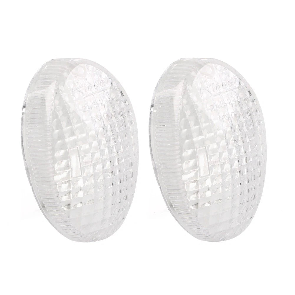2x Motorcycle Turn Signal Light Lens Fit KAWASAKI EX250R NINJA 250R Vulcan Clear