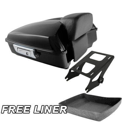Chopped Trunk Pad Mount Rack Fit For Harley Electra Road Glide 2014-UP