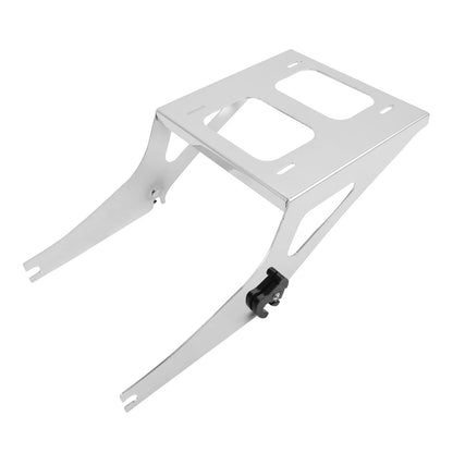 Chrome Trunk Mounting Rack Fit For Harley Softail Fatboy 08-17 16