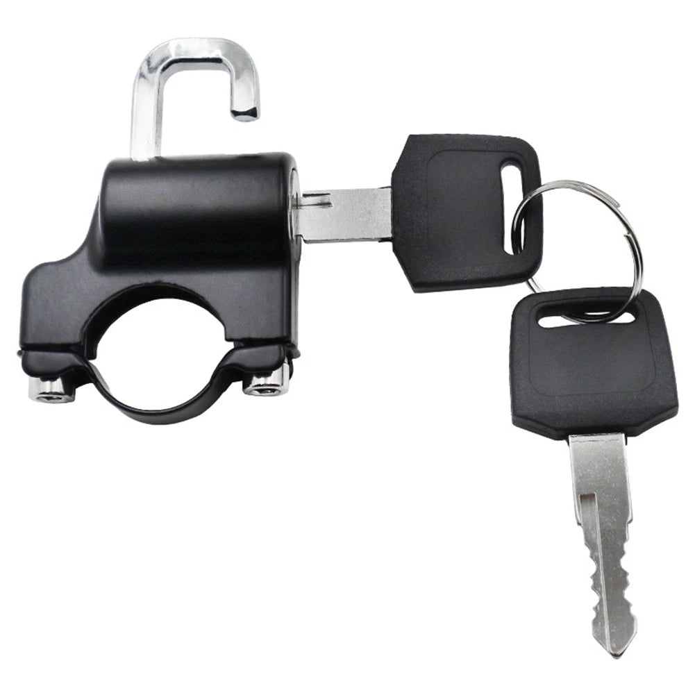 US Motor Helmet Lock Handlebar 7/8'' 22-28mm Tube Anti-theft Security Universal