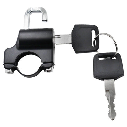 US Motor Helmet Lock Handlebar 7/8'' 22-28mm Tube Anti-theft Security Universal