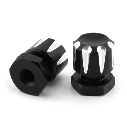2Pcs Solo Mounting Nuts Bolts For Harley Road King Road Glide Softai Fat Boy US