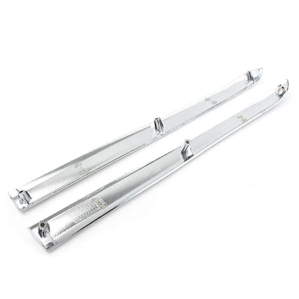 2x Chrome Left & Right Saddlebag Moulding For Honda Goldwing GL1800 2001-2011 02