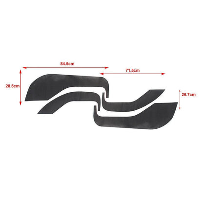 For Ford Mustang Mach-E 2021-22 Door Anti Kick Pad Protection Cover Trims 4 Pcs