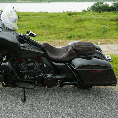 Low-Profile Driver Passenger Seat Fit For Harley Electra Road Glide 2009-2023 US