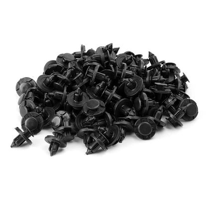 100pcs Trunk Screw Rivets Set Car Bumper Fender For Auto Plastic Fastener Clips