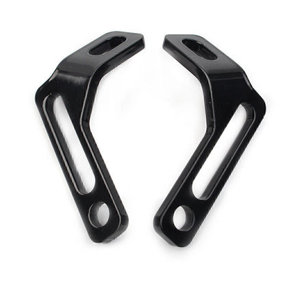 Rear Footrest Tie-Down Brackets For Harley Road King Electra Street Glide Black