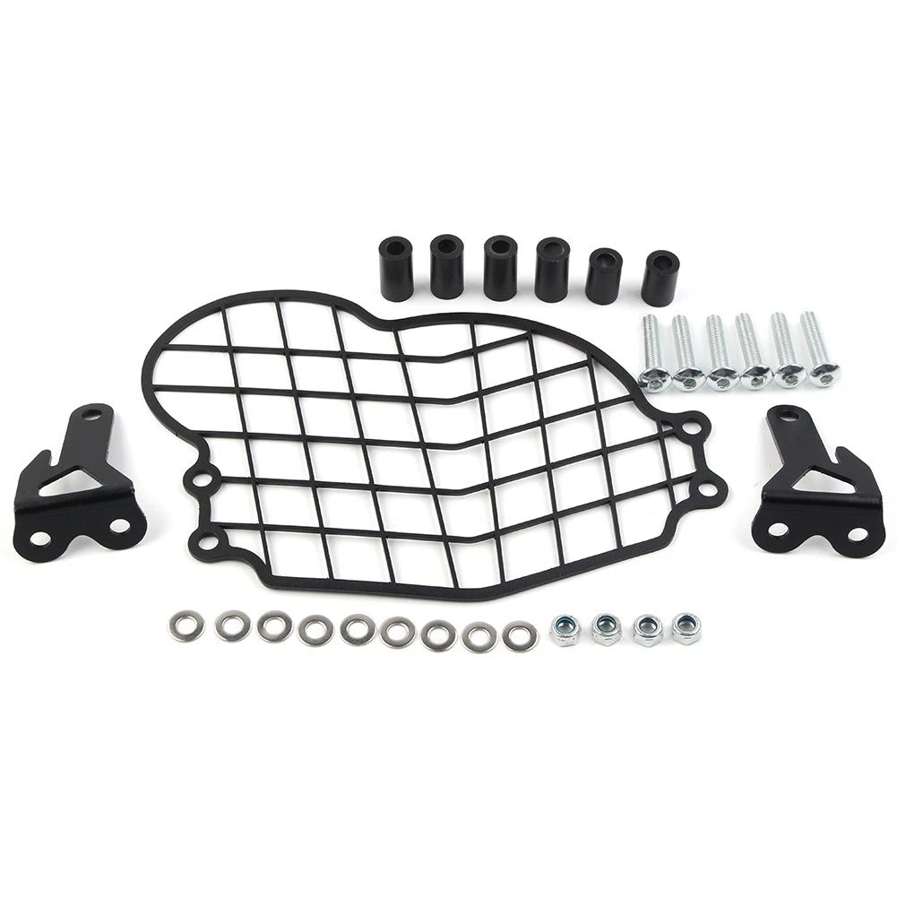Black Front Headlight Protector Grille Steel Guard Cover For BMW G650GS 2011-17